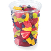 Fabri-Kal Pro-Kal LDPE Translucent Round Deli Container Lid Only -- 500 per case
