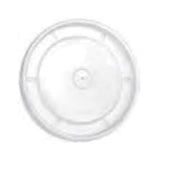 Graphic Packaging Clear Polypropylene Vented Lid for 16 - 32 Ounce Hot Food Container -- 1000 per case