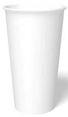 Graphic Packaging White Paper Cold Drink Cup, 32 Ounce Capacity -- 500 per case