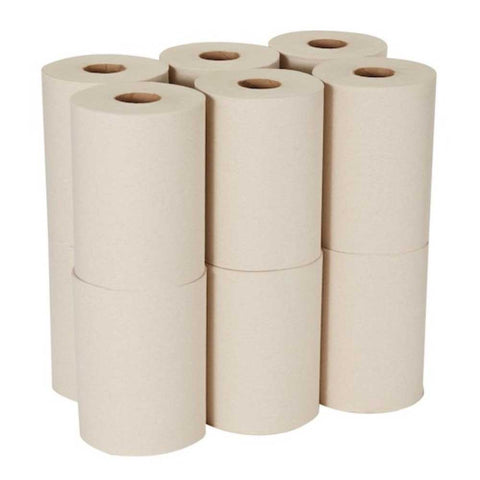 Georgia-Pacific Pacific Blue Basic Brown Paper Towel Roll, 7.8 inch x 500 Feet -- 12 rolls per case