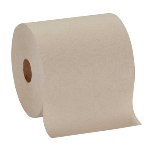 Georgia-Pacific Pacific Blue Basic Brown Paper Towel Roll, 7.8 inch x 1000 Feet -- 6 rolls per case
