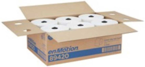 Georgia Pacific Enmotion White Recess Paper Towel Roll, 8 inch x 700 Feet -- 6 per case