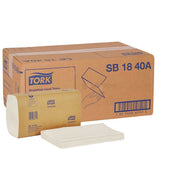 Tork White 1 Ply Paper Hand Towel, 10.15 x 9.13 x 9.13 inch -- 4000 per case