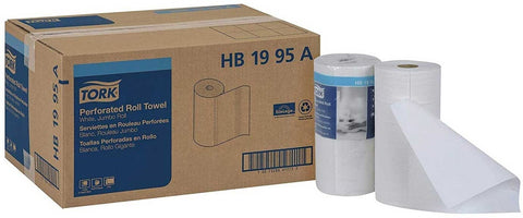 Tork White Paper 2 Ply Universal Perforated Roll Towel, 1890 x 11 inch -- 12 per case