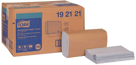 Tork Blue 1 Ply Windshield Folded Paper Towel, 9.5 x 10.75 inch -- 2250 per case