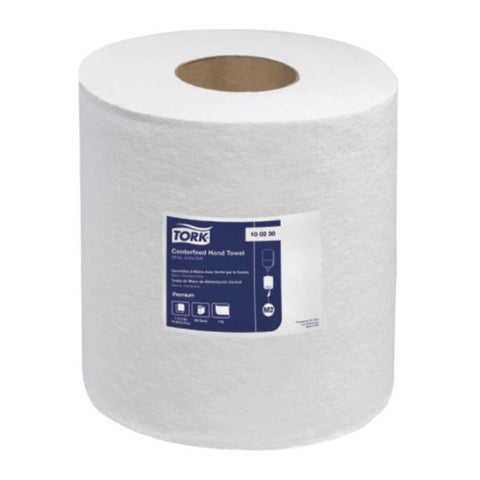 Tork White 1 Ply Centerfeed Molded Fiber Paper Wiper, 299.917 feet x 7.7 inch -- 6 per case