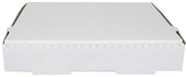 Stronghaven Corrugated Cardboard Kraft White B-Flute Pizza Box -- 50 per case