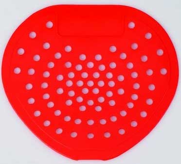 Hospital Specialty Company Health Gards Vinyl Cherry Urinal Screen -- 12 per case