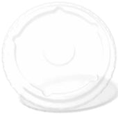 Graphic Packaging International Translucent Polystyrene Flat Lid with Bubble, 44 Ounce -- 1000 per case