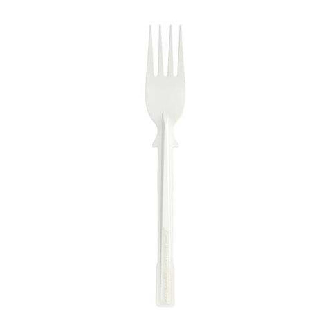 Georgia-Pacific Dixie Ultra Smartstock CPLA Natural Disposable Compostable Fork, 6.45 inch -- 960 per case