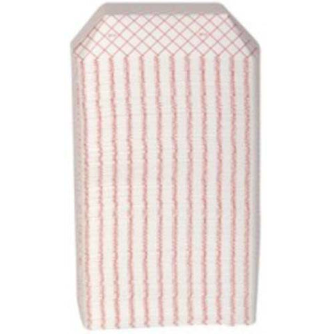 Dixie Kant Leek Rectangular Red Plaid Polycoated Paper Food Tray, 2 Pound Capacity -- 500 per case