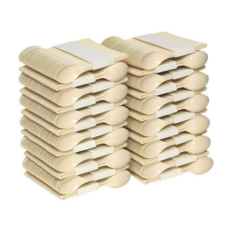 Dixie Ultra Smartstock Beige Bioplastic Teaspoon, 6 inch Length -- 24 per case