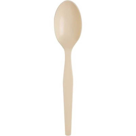 Dixie Ultra Smartstock Beige Bioplastic Teaspoon, 6 inch Length -- 24 per case