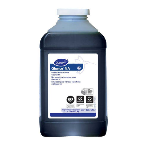Glance Blue Glass and Multi-Surface Cleaner for J-Fill, 2.5 Liter -- 2 per case