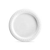 Chinet White Plastic Heavy Weight Round Plate -- 1000 per case