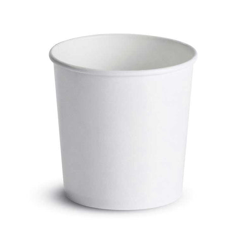 Huhtamaki White Paperboard Soup Container, 16 Ounce Capacity -- 1000 per case