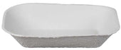 Huhtamaki Savaday Molded Fiber Just/ No 300 White Food Tray, 9 x 7 x 2 1/4 -- 500 per case