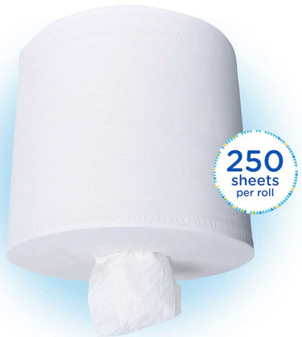 Kleenex Premiere White Perforated Center-Pull Paper Towel, 8 x 15 inch -- 1000 per case