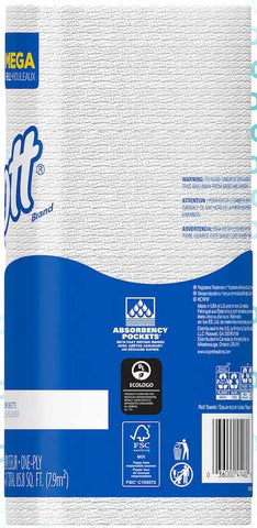 Scott White 1 Ply Kitchen Roll Paper Towel, 11.0 x 8.78 inch -- 20 per case