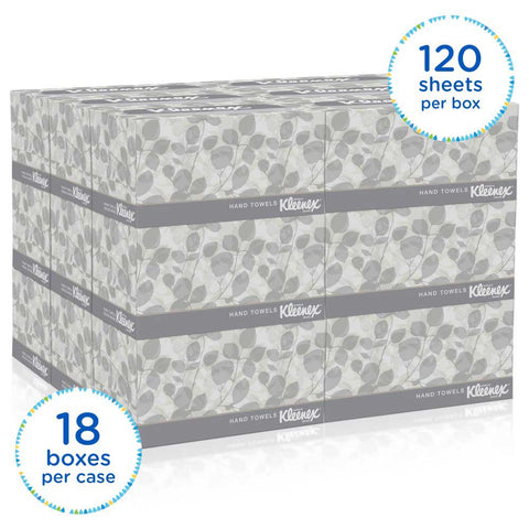 Kleenex White 1 Ply Paper Hand Towels with Premium Absorbency Pockets -- 2160 per case