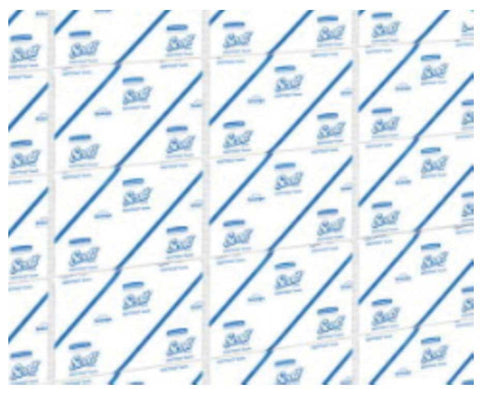 Scott Pro Scottfold Multifold White Paper Towel, 12.4 x 9.4 x 9.625 inch -- 4375 per case