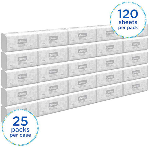 Kleenex Scottfold 1 Ply Multifold White Paper Towel, 12.4 x 9.4 x 11.063 inch -- 3000 per case