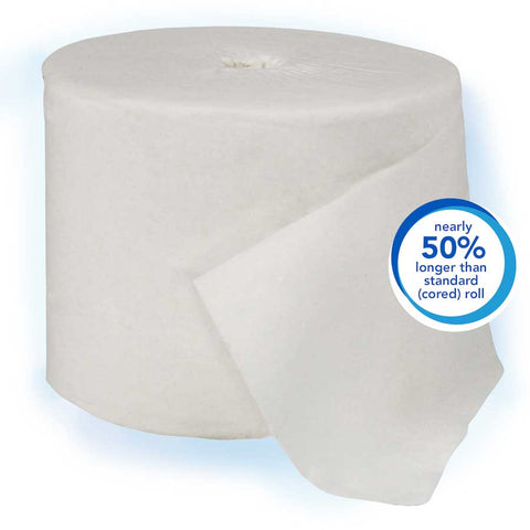 Scott Essential Coreless 2-Ply Standard Roll Toilet Paper - 1000 sheets per roll -- 36 rolls per case