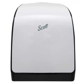 Scott Pro White Plastic Electronic Hard Roll Paper Towel Dispenser System, 12.66 x 16.44 x 9.18 inch