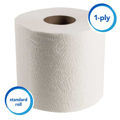 Scott White Fiber Toilet Paper Roll, 16.4 x 11.5 x 19.4 inch -- 80 per case