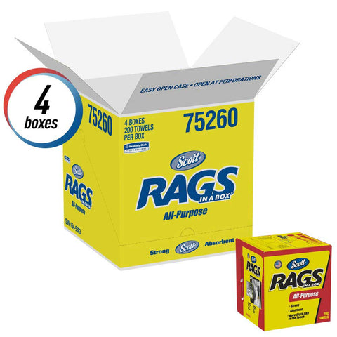 Scott White Fiber Cellulose Towel - Pop Up Box -- 1600 per case