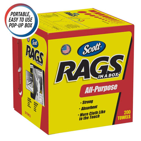 Scott White Fiber Cellulose Towel - Pop Up Box -- 1600 per case