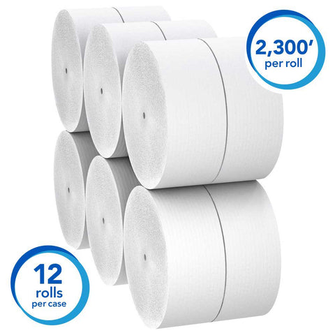 Scott White 1 Ply Paper Coreless Tissue -- 12 per case