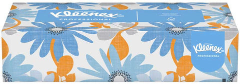 Kleenex 2-Ply White Paper Facial Tissue, 8.875 x 4.75 x 2 inch -- 3600 per case
