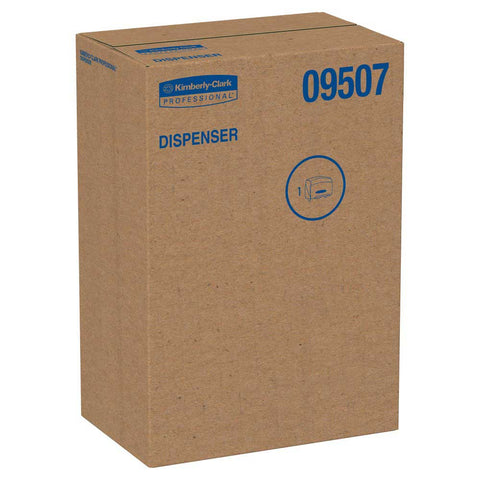 Scott Essential Smoke Black Plastic Jumbo Roll Toilet Paper Dispenser, 16 x 13.88 x 5.75 inch