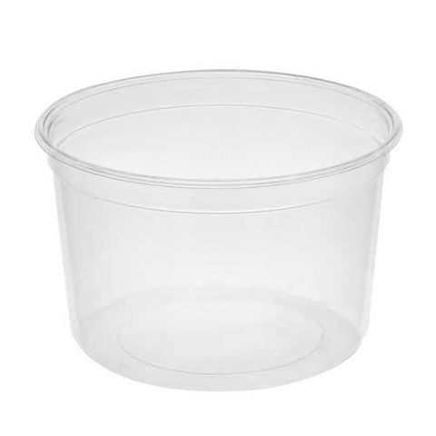 Pactiv Clear Polyethylene Terephthalate Deli Container, 16 Ounce -- 1000 per case