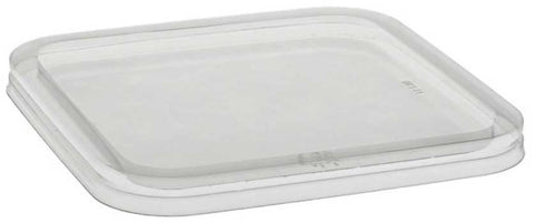 Pactiv EarthChoice Polyethylene Terephthalate Clear Container Lid Only -- 360 per case