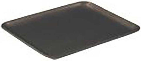 Pactiv Polystyrene Foam Number 12S Black Supermarket Tray, 11 x 9 x 0.65 inch -- 250 per case