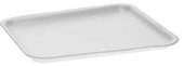 Pactiv Polystyrene Foam Number 8S White Supermarket Tray, 10 x 8 x 0.65 inch -- 500 per case