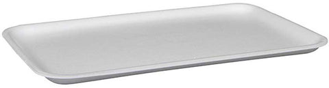 Pactiv Polystyrene Foam Number 16S White Supermarket Tray, 11.7 x 7.3 x 0.65 inch -- 250 per case