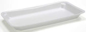 Pactiv Polystyrene Foam Number 10Px White Supermarket Tray, 16 Ounce Capacity -- 400 per case