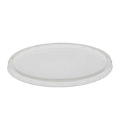 Pactiv Clear PET Flat Lid for 7 inch Recycled Plastic Round Deli Tub -- 300 per case