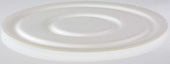 Pactiv White Polystyrene Round Cake Circle, 9 inch -- 500 per case
