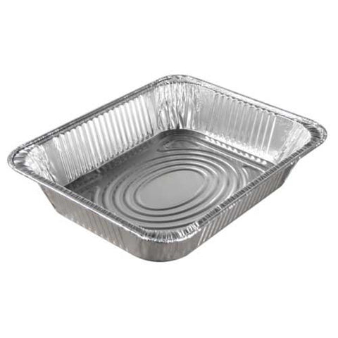 Pactiv Silver Aluminum 1/2 Deep Steamtable Pan -- 100 per case