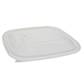 Pactiv Clear RPET Square Dome Lid for 48 to 64 Ounce Bowl -- 150 per case