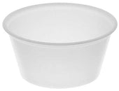 Pactiv HIPS Translucent Portion Cup, 3.25 Ounce Capacity -- 3000 per case