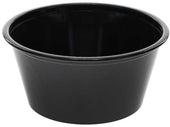 Pactiv HIPS Translucent Ebony Portion Cup, 3.25 Ounce Capacity -- 3000 per case