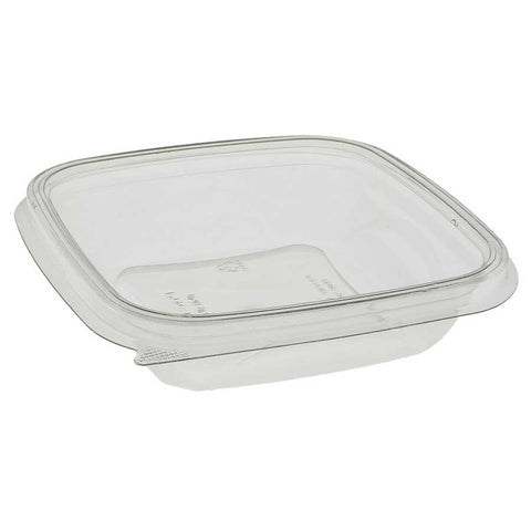 Pactiv Clear PET Square Bowl Base, 8 Ounce -- 504 per case