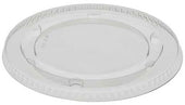 Pactiv Plastic Clear Fat Resistant Flat Lid for 3-4 Ounce Portion Cup, 3 inch Dia -- 2400 per case