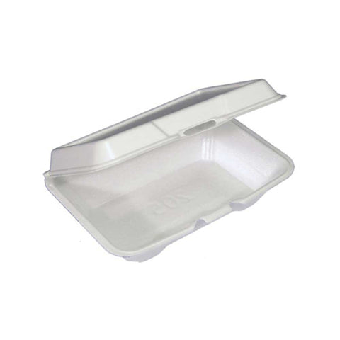 Pactiv White EPS Container -- 150 per case
