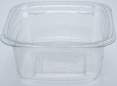 Pactiv RPET Clear Square Deli Container, 12 Ounce Capacity -- 960 per case